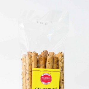biomila celozrnné grissiny s morskou soľou bio 100g