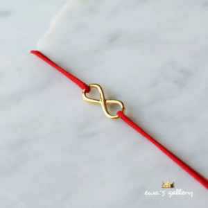 Šnúrkový náramok proti urieknutiu nekonečno