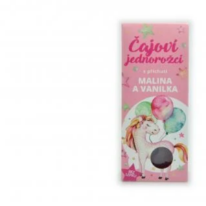 Čajoví jednorožci s príchuťou malín a vanilky lipoo 70g