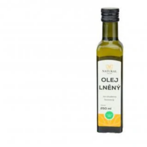 olej ľanový za studena lisovaný natural 250ml