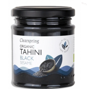 tahini z čierneho sezamu 170g clearspring