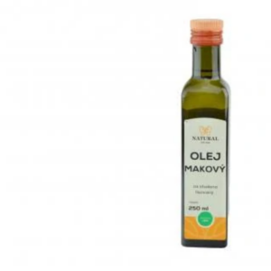 olej makový za studena lisovaný natural 250ml
