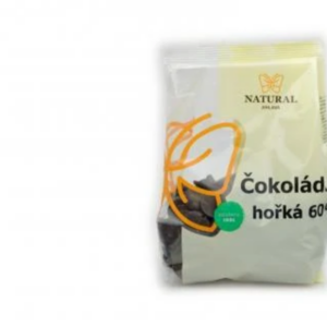 Čokoláda horká 60% natural 250g