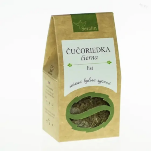 Čučoriedka čierna list