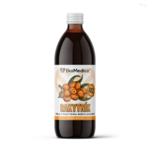 ekomedica rakytník 100% prírodná šťava, 500 ml