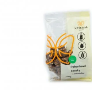 pohánkové kúsky s čokoládou natural 150g