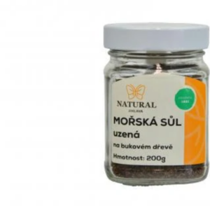 morská soľ údená na bukovom dreve – natural 200g