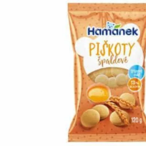 hamánek špaldové piškóty 120g