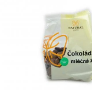Čokoláda mliečna 37% natural 250g