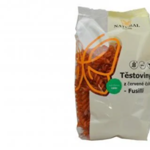 cestoviny z červenej šošovky bez lepku fusilli vretená taliansko natural 250g