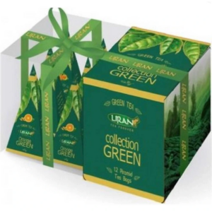 liran čaj zelený green collection 3 x 4 x 2 g