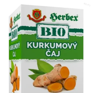 herbex bio kurkumový čaj 20 x 1,5 g