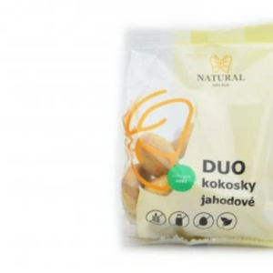 sušienky duo kokosky jahodové bez lepku, vajec a mlieka natural 150g