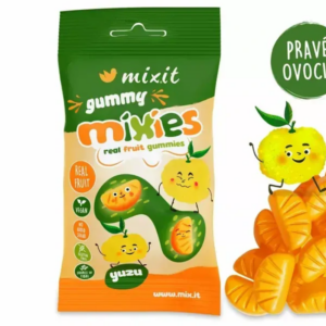 ovocné mixies yuzu prírodné želé cukríky 35g