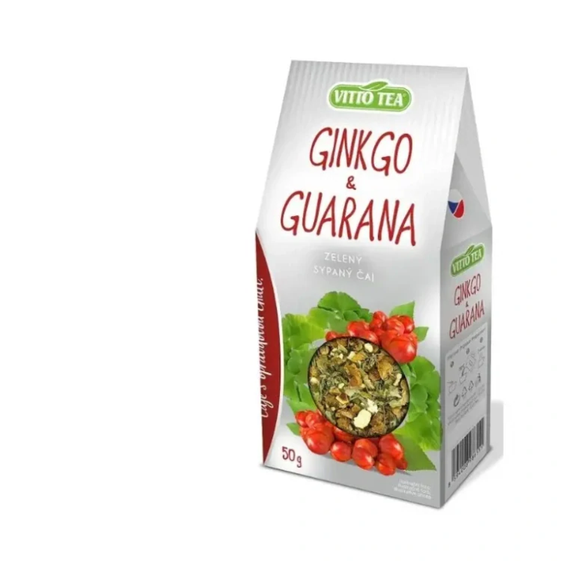 vitto tea green ginkgo & guarana papír 50g vitto tea green ginkgo & guarana papír 50g
