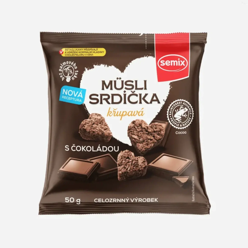 semix müsli srdiečka s čokoládou 50 g semix müsli srdiečka s čokoládou 50 g