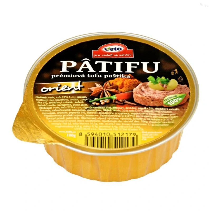 paštéta patifu orient 100 g veto eco paštéta patifu orient 100 g veto eco