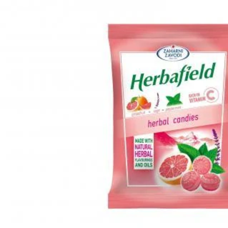 bylinné cukríky s grapefruitom herbafield 75g bylinné cukríky s grapefruitom herbafield 75g