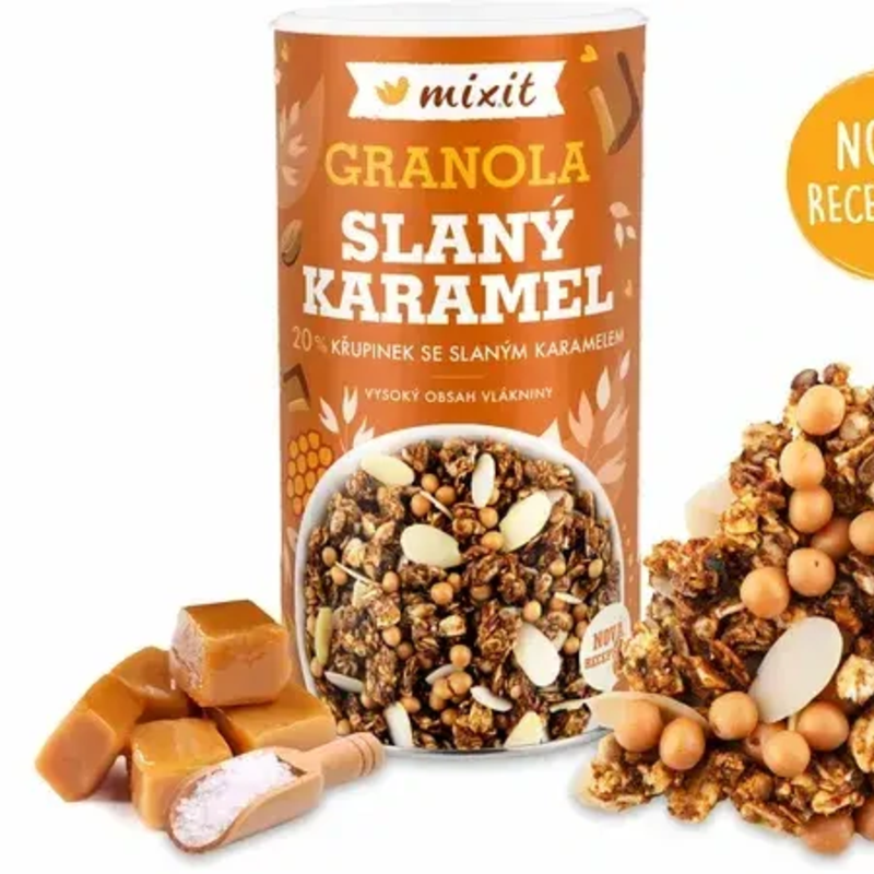 granola z pece slaný karamel 550g granola z pece slaný karamel 550g