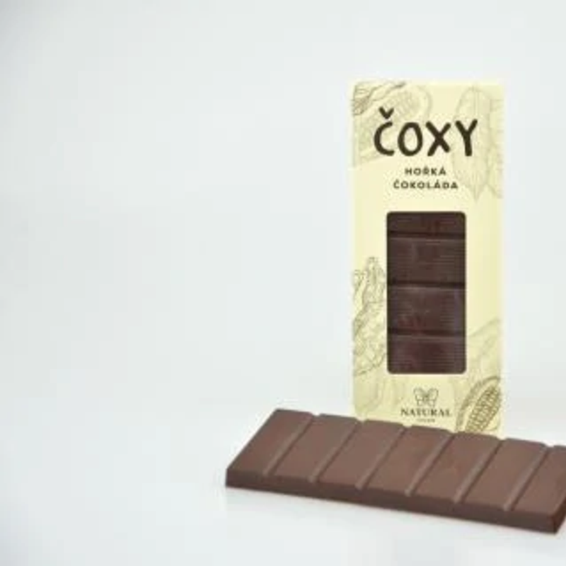 Čoxy horká čokoláda s xylitolom natural 50g Čoxy horká čokoláda s xylitolom natural 50g