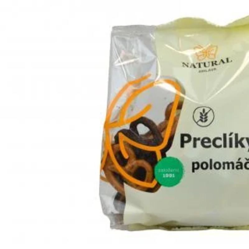 praclíky polomáčané bez lepku natural 80g praclíky polomáčané bez lepku natural 80g