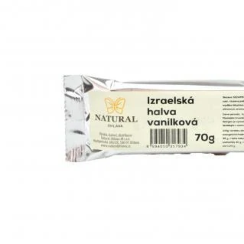 chalva izrael vanilka natural 70g chalva izrael vanilka natural 70g