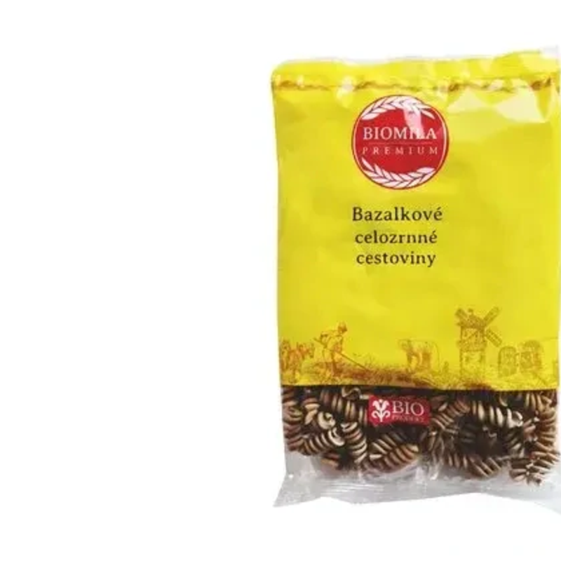 biomila bazalkové celozrnné špirály bio 300 g biomila bazalkové celozrnné špirály bio 300 g