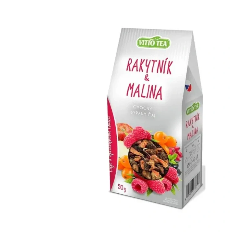 vitto tea rakytník & malina papír 50g vitto tea rakytník & malina papír 50g