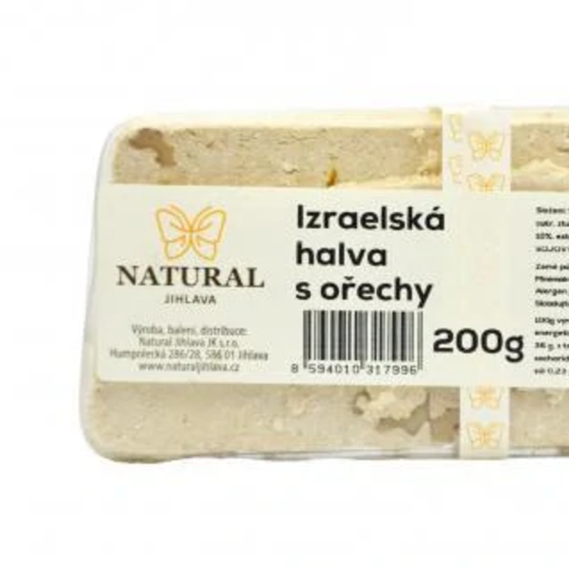 chalva izrael s orechmi natural 200g chalva izrael s orechmi natural 200g