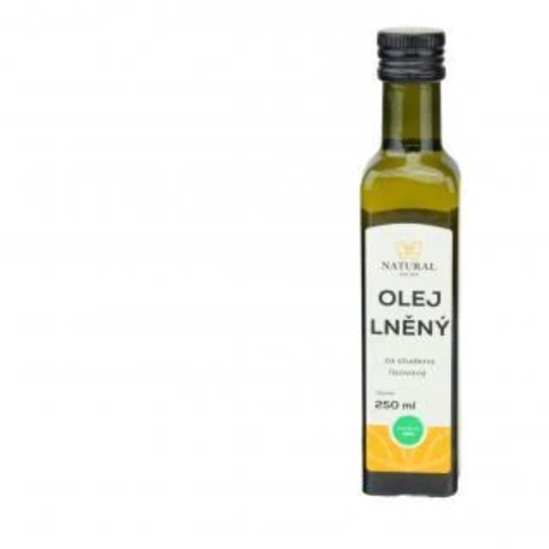 olej ľanový za studena lisovaný natural 250ml olej ľanový za studena lisovaný natural 250ml