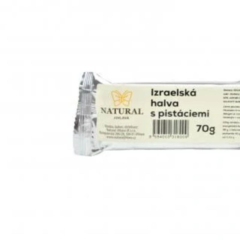 chalva izrael s pistáciami natural 70g chalva izrael s pistáciami natural 70g