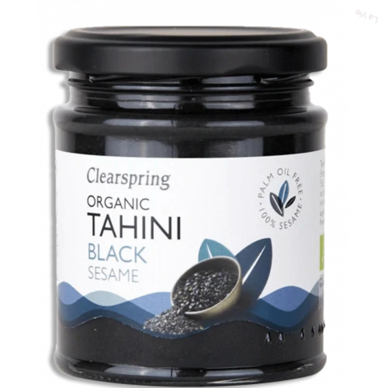 tahini z čierneho sezamu 170g clearspring tahini z čierneho sezamu 170g clearspring