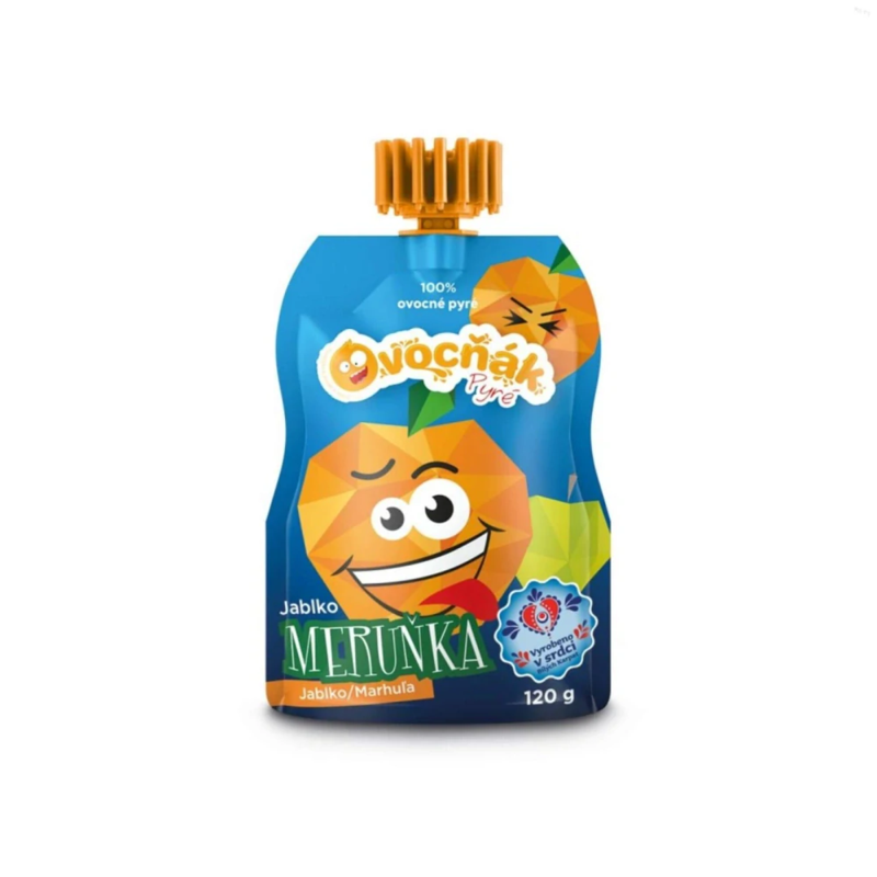 ovocňák pyré jablko marhuľa 120 g ovocňák pyré jablko marhuľa 120 g