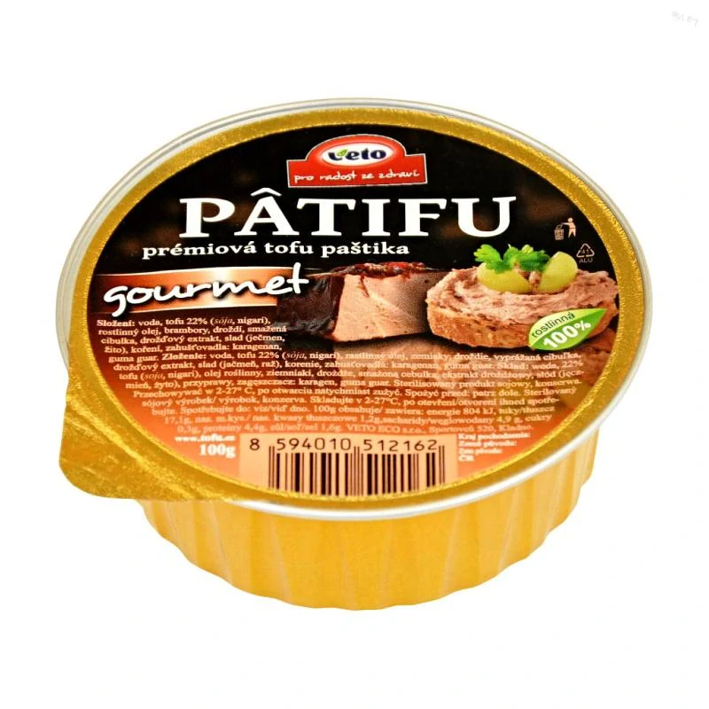 paštéta patifu gourmet 100 g veto eco paštéta patifu gourmet 100 g veto eco