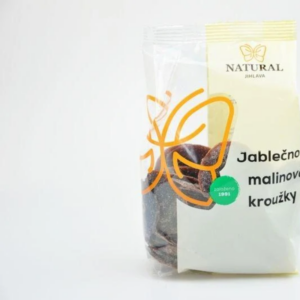 jablčno malinové krúžky bez lepku natural 150g