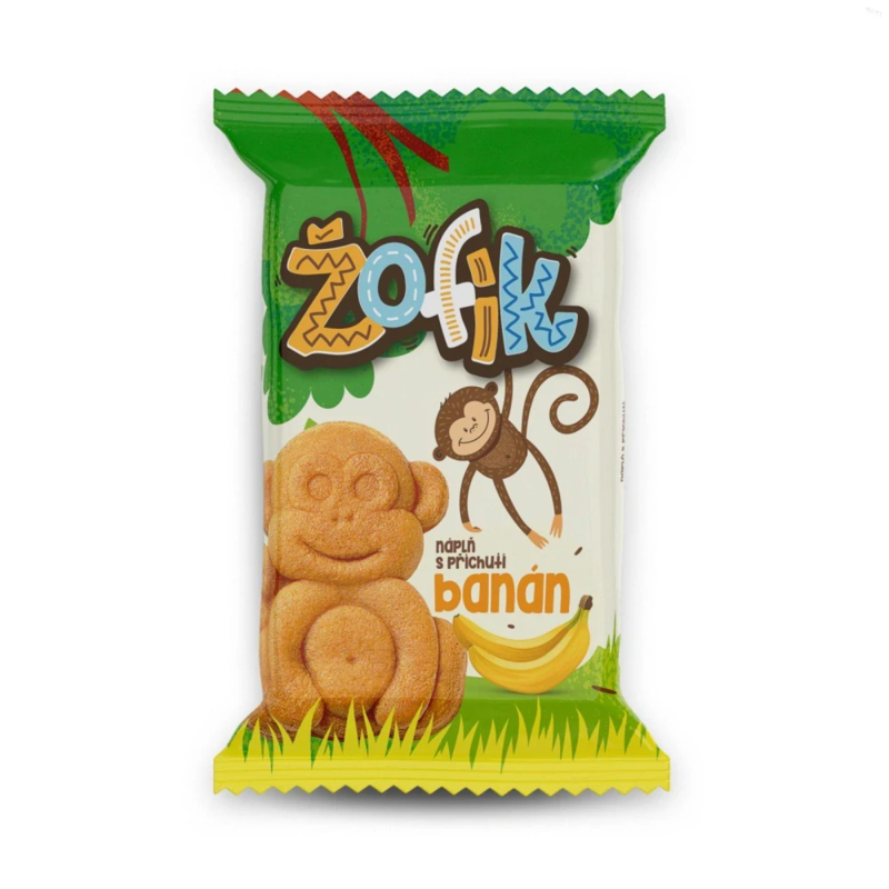 rej jemné pečivo Žofík s banánovou náplňou 30 g rej jemné pečivo Žofík s banánovou náplňou 30 g