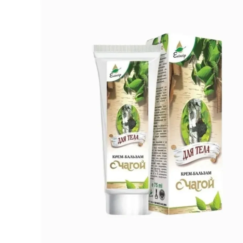 Čaga krém balzam na hojenie jaziev, rôznych jamiek na tvári, pri psoriáze elixir 75 ml Čaga krém balzam na hojenie jaziev, rôznych jamiek na tvári, pri psoriáze elixir 75 ml