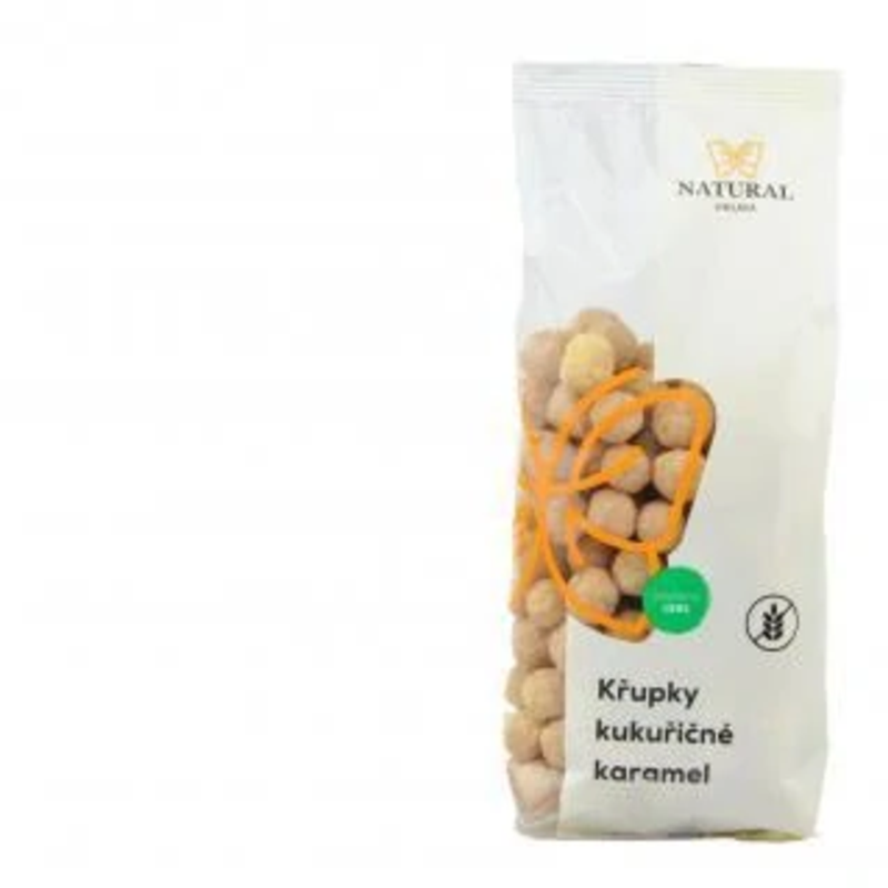 chrumky kukuričné karamel bez lepku natural 140g chrumky kukuričné karamel bez lepku natural 140g