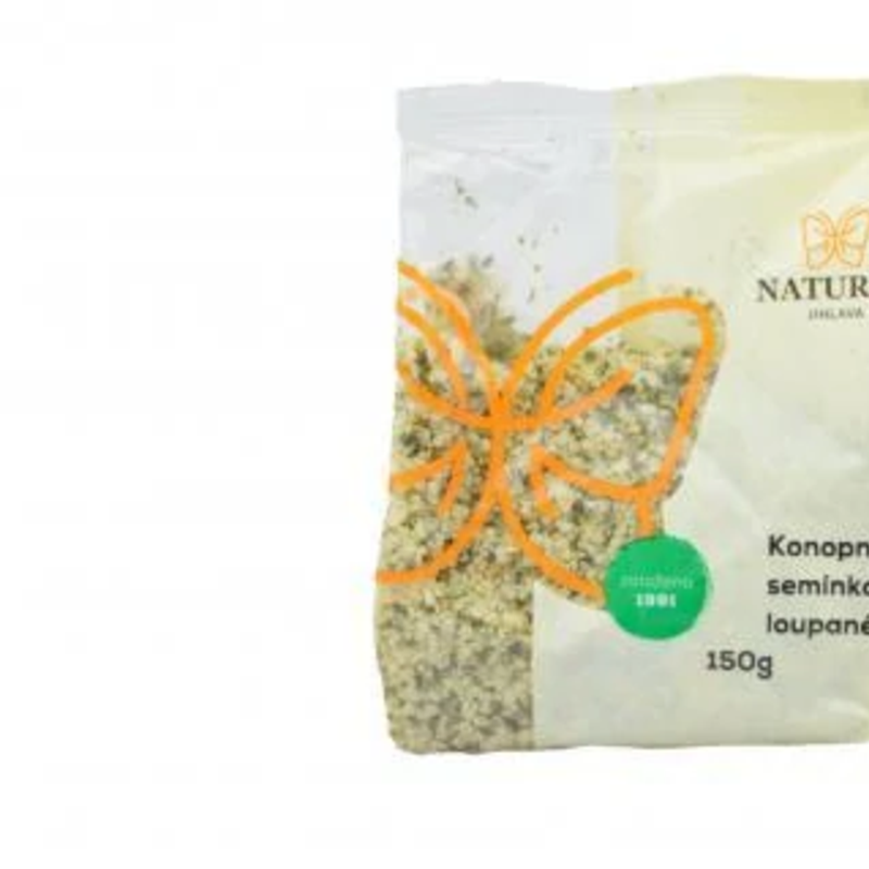 konopné semienko lúpané natural 150g konopné semienko lúpané natural 150g