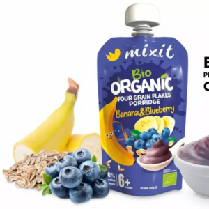 mixit bio kapsička banán a čučoriedka 110g