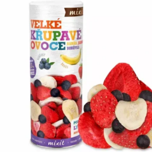 veľké chrumkavé ovocie banán, jahoda, čučoriedka 160g
