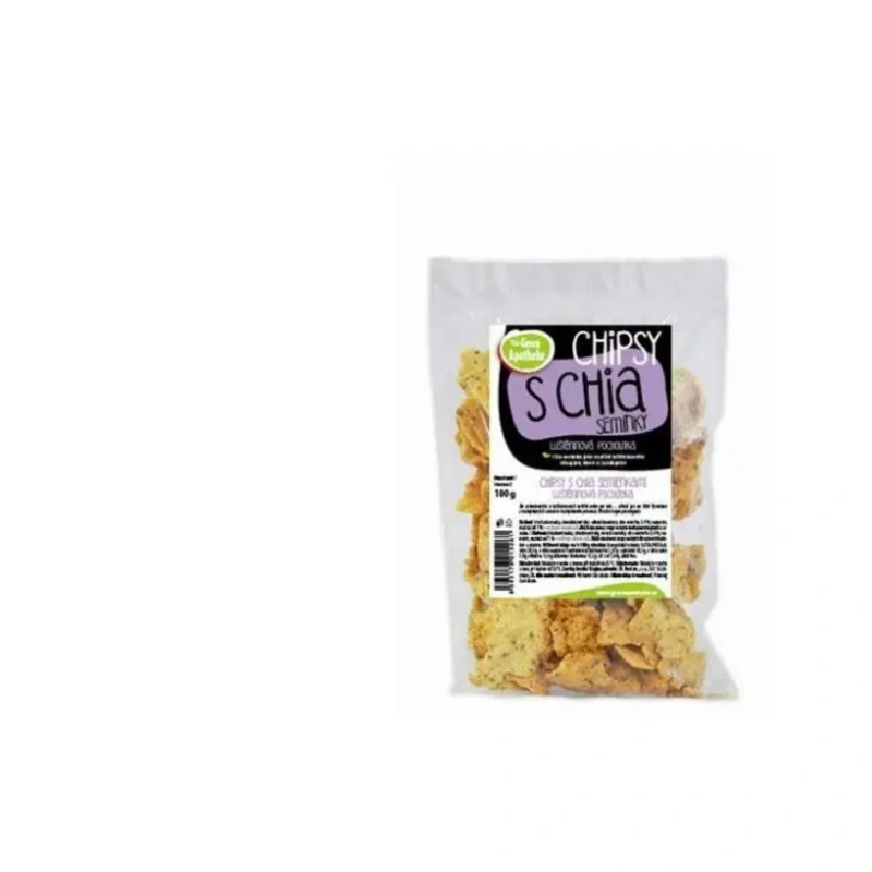 green apotheke chipsy s chia a rozmarínom 100g green apotheke chipsy s chia a rozmarínom 100g
