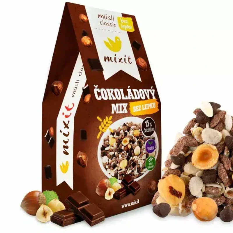 müsli classic Čokoládový mix bez lepku 430g müsli classic Čokoládový mix bez lepku 430g