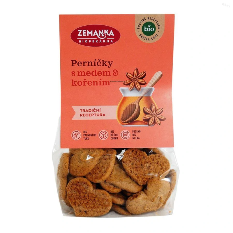 medové bio perníčky 100g medové bio perníčky 100g