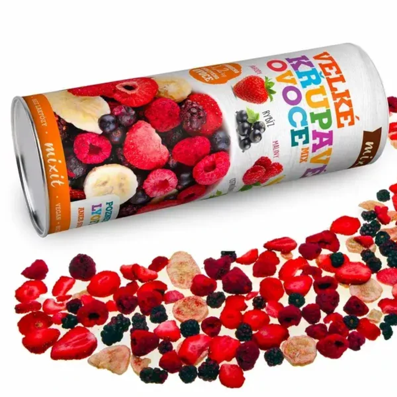 veľké chrumkavé ovocie mix 150g veľké chrumkavé ovocie mix 150g