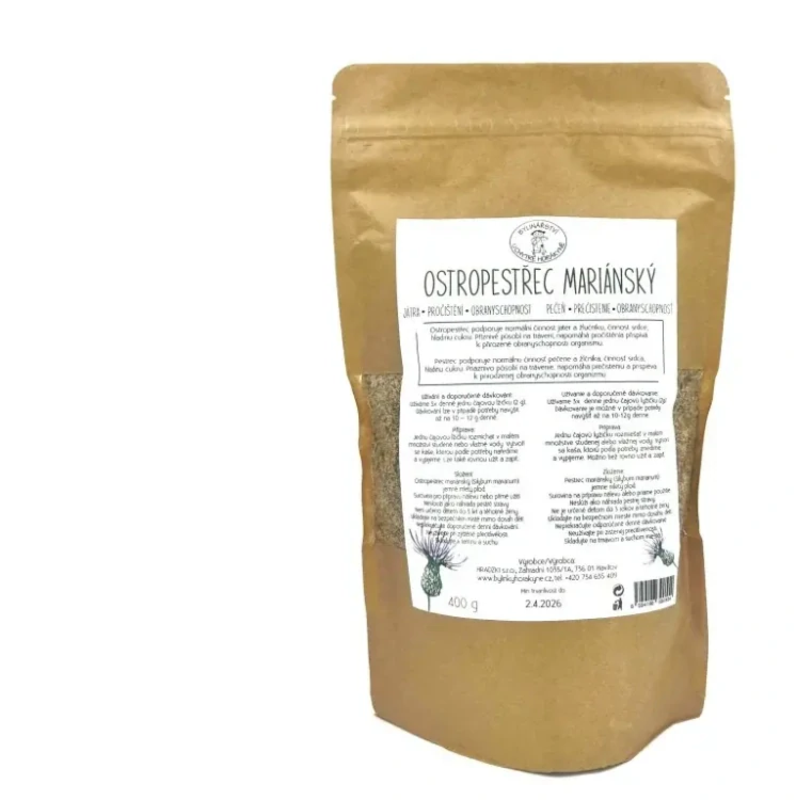 pestrec mariánsky mletý 400g pestrec mariánsky mletý 400g