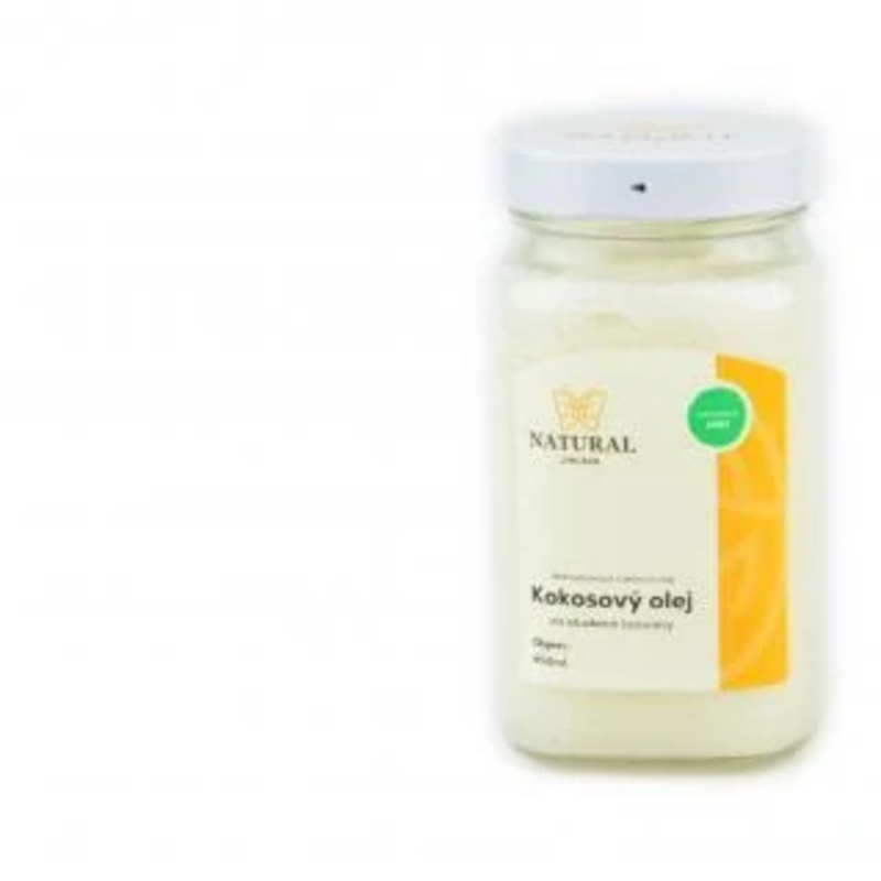 olej kokosový za studena lisovaný bio natural 450ml olej kokosový za studena lisovaný bio natural 450ml