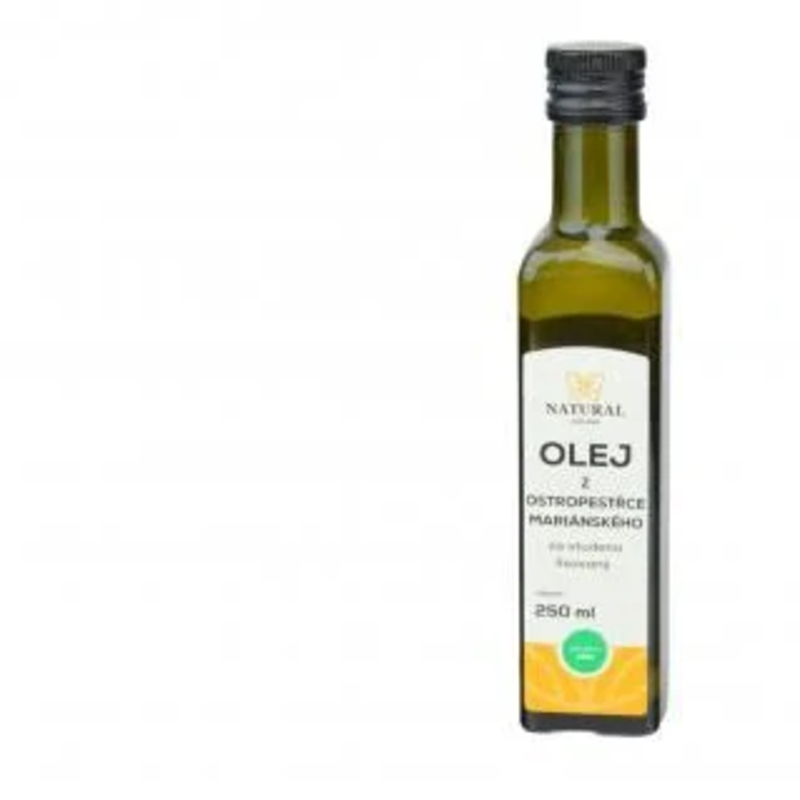 olej z pestreca mariánskeho za studena lisovaný natural 250ml olej z pestreca mariánskeho za studena lisovaný natural 250ml