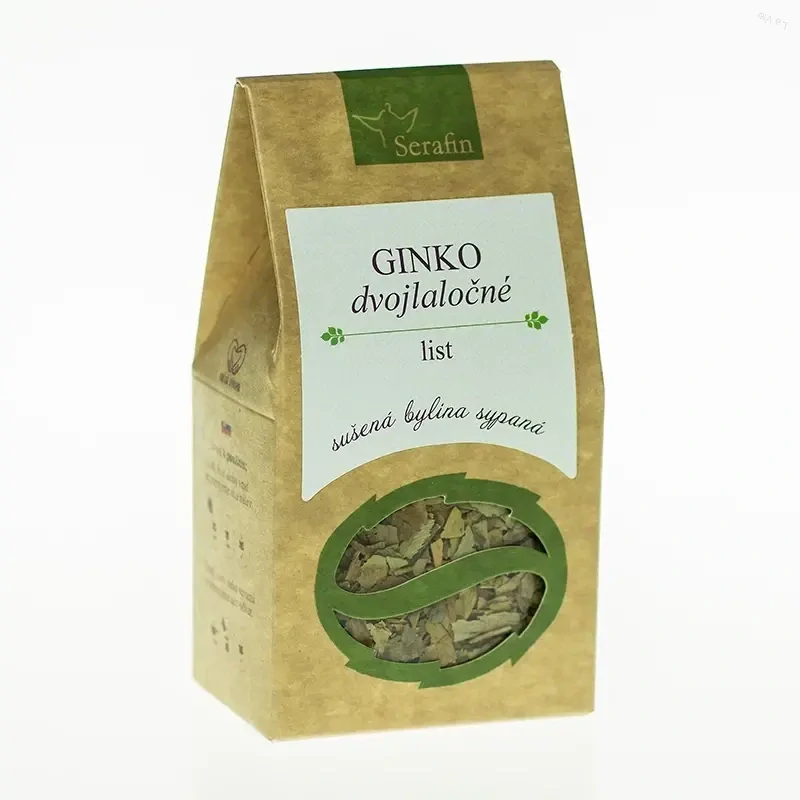 ginko dvojlaločné list ginko dvojlaločné list
