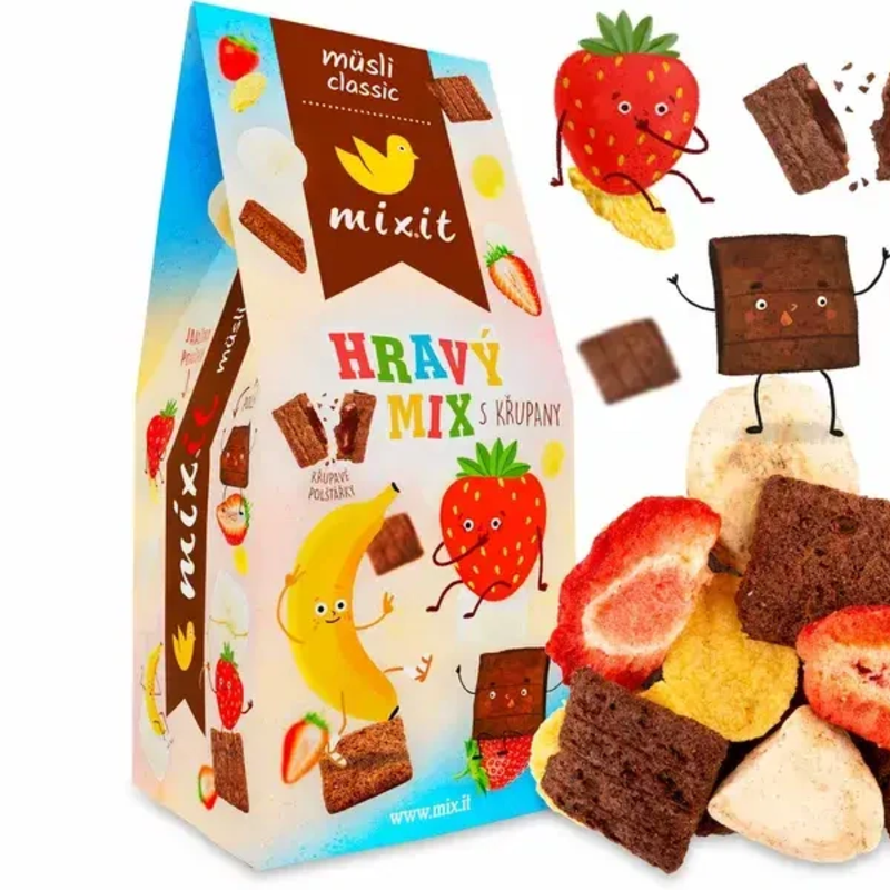 müsli classic hravý mix 300g müsli classic hravý mix 300g